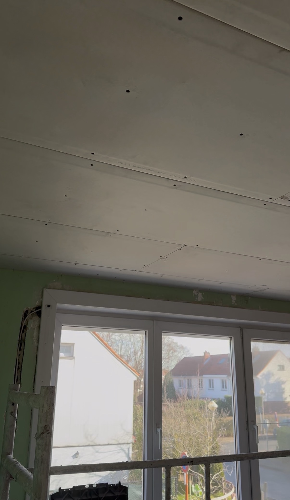Plâtrerie & isolation — travaux en cours