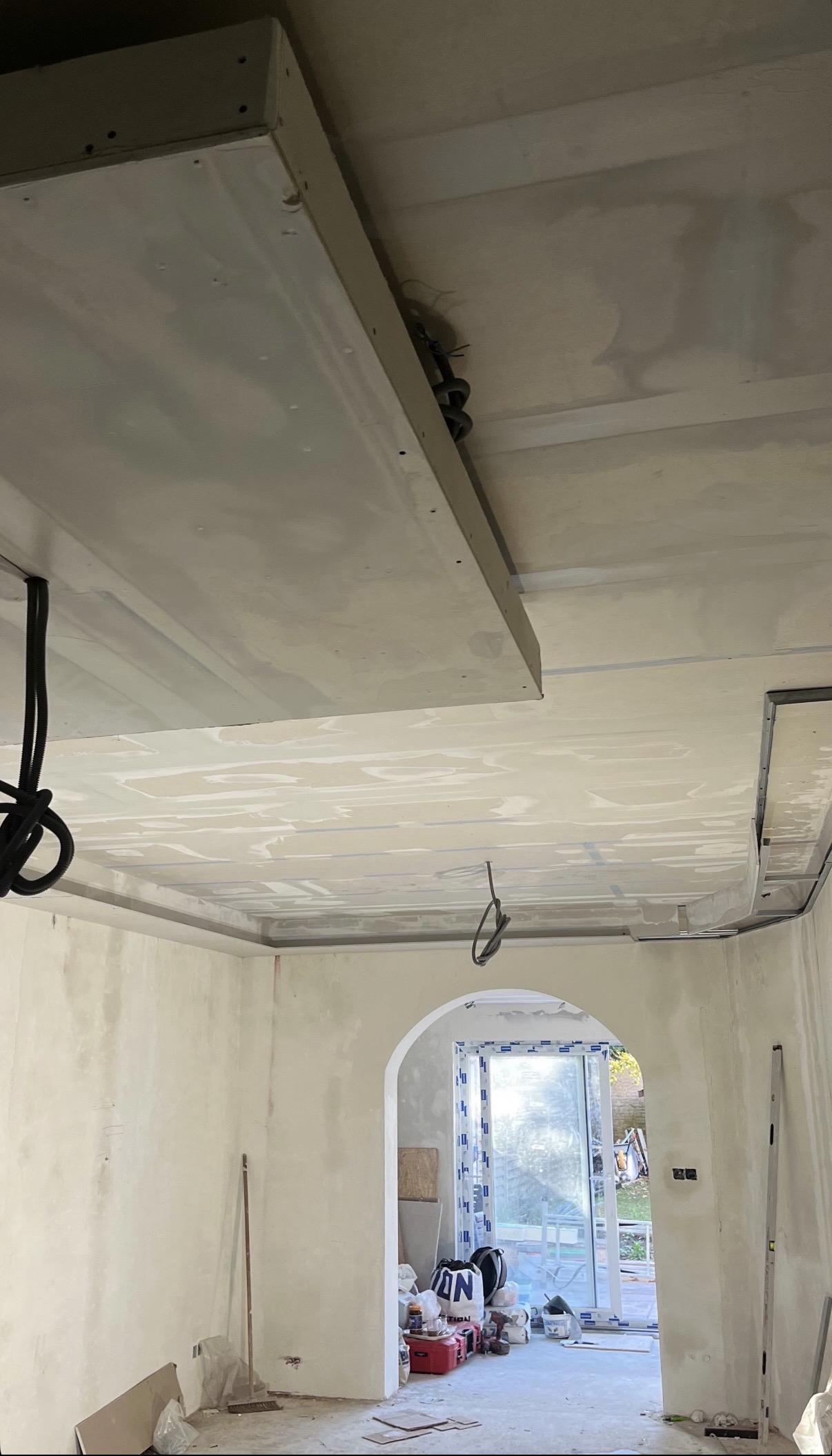 Plâtrerie & isolation — travaux en cours